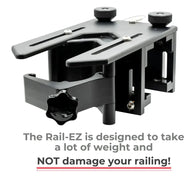 Rail-EZ | Non-Permanent Deck Railing Mount for Patio Umbrellas & Shade Sa